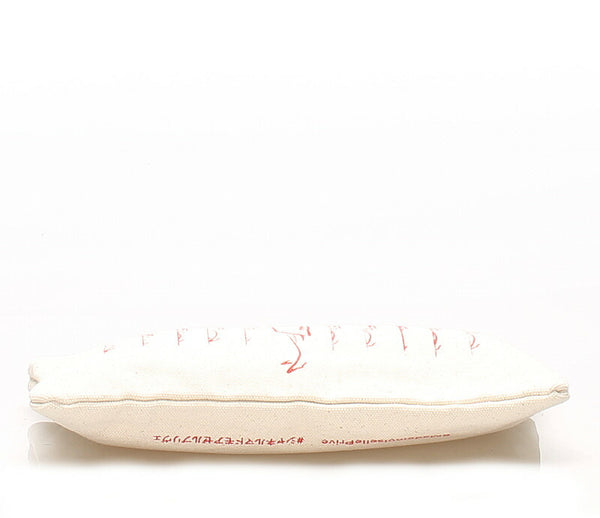 シャネル ノベルティ アイボリー キャンバス アクセサリーポーチ レディース CHANEL 中古