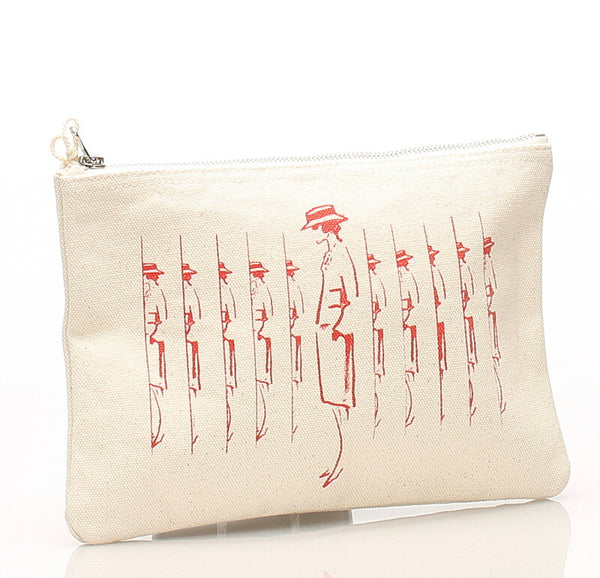 シャネル ノベルティ アイボリー キャンバス アクセサリーポーチ レディース CHANEL 中古