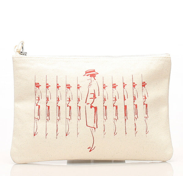 シャネル ノベルティ アイボリー キャンバス アクセサリーポーチ レディース CHANEL 中古