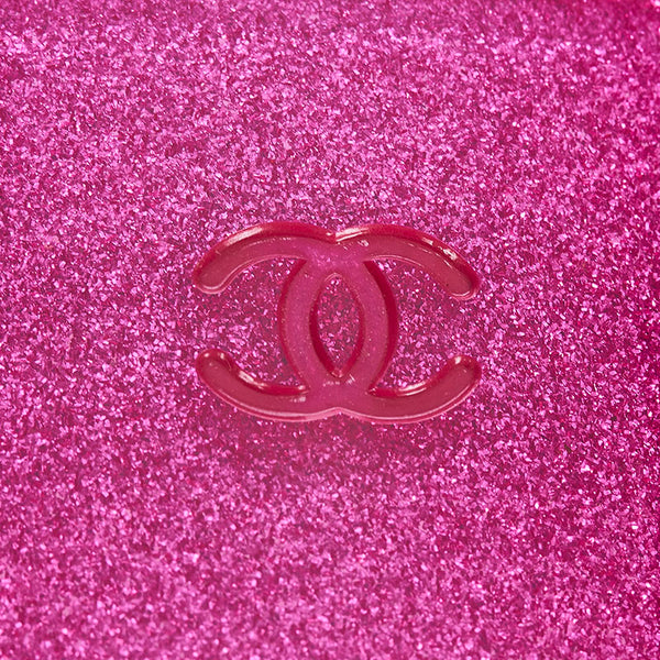 シャネル ピンク プラスチック ココマーク ラメ ヘアアクセサリー レディース CHANEL 【中古】