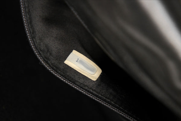 シャネル ブラック ラムスキン 肩掛け チェーン ショルダーバッグ レディース CHANEL 中古