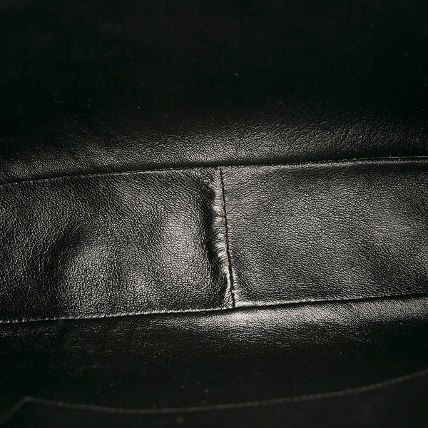 シャネル マトラッセ  ココマーク タッセル 斜め掛け チェーン ショルダーバッグ ブラック ラムスキン レディース CHANEL 【中古】