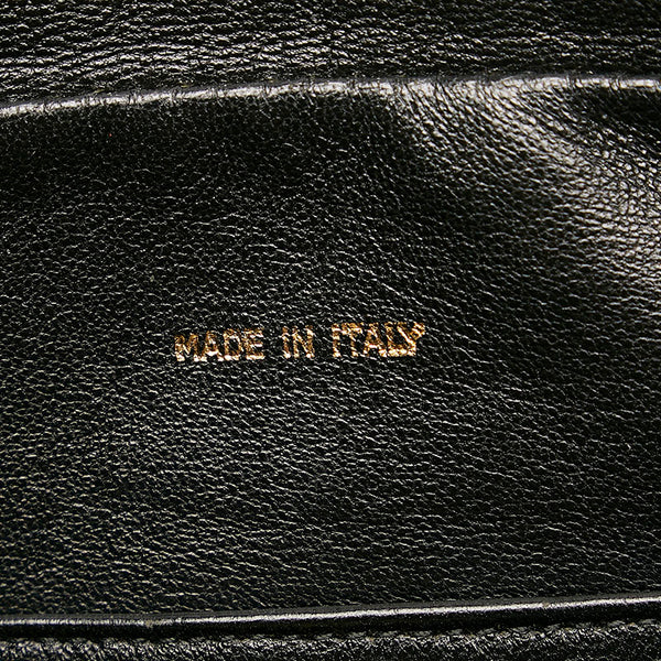 シャネル マトラッセ  ココマーク タッセル 斜め掛け チェーン ショルダーバッグ ブラック ラムスキン レディース CHANEL 【中古】