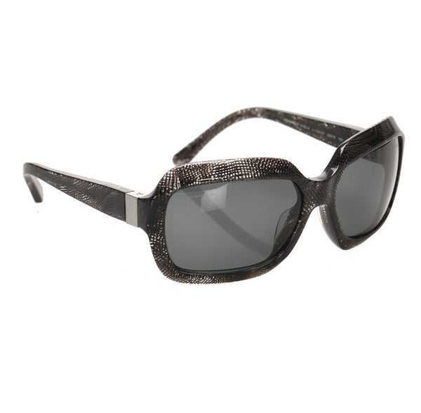 シャネル ブラック プラスチック メタル サングラス ユニセックス CHANEL 中古