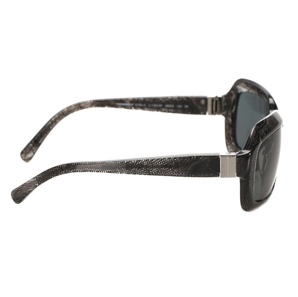 シャネル ブラック プラスチック メタル サングラス ユニセックス CHANEL 中古