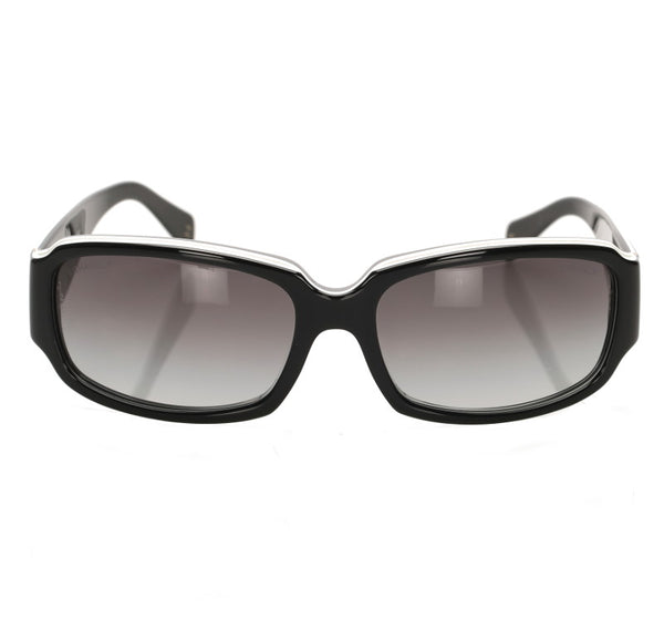 シャネル ブラック プラスチック サングラス レディース CHANEL 中古