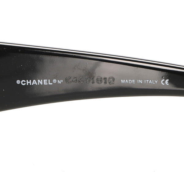 シャネル ブラック プラスチック サングラス ユニセックス CHANEL 中古