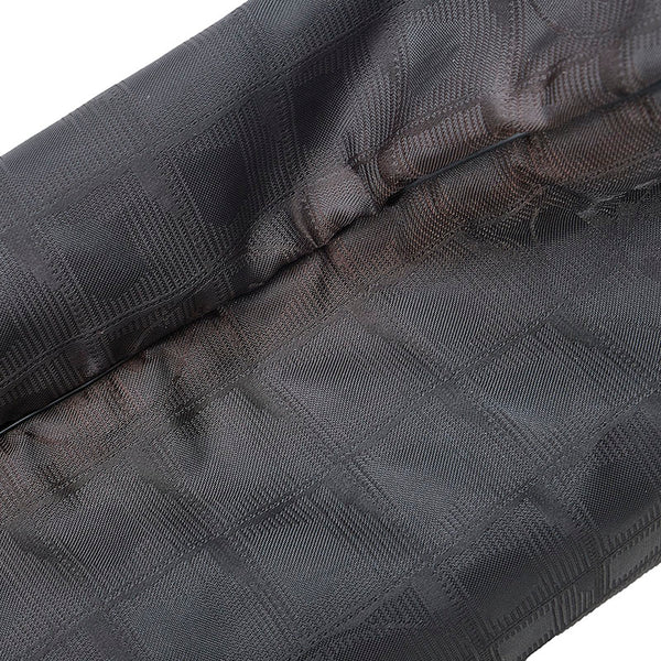 シャネル ニュートラベルライン トートバッグ ブラック ナイロン レザー レディース CHANEL 【中古】