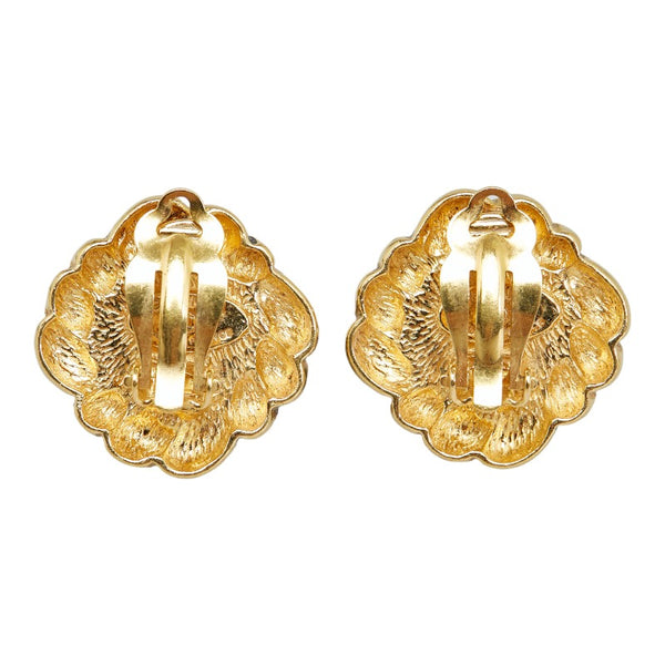 シャネル フェイクパール イヤリング ゴールド メッキ レディース CHANEL 【中古】