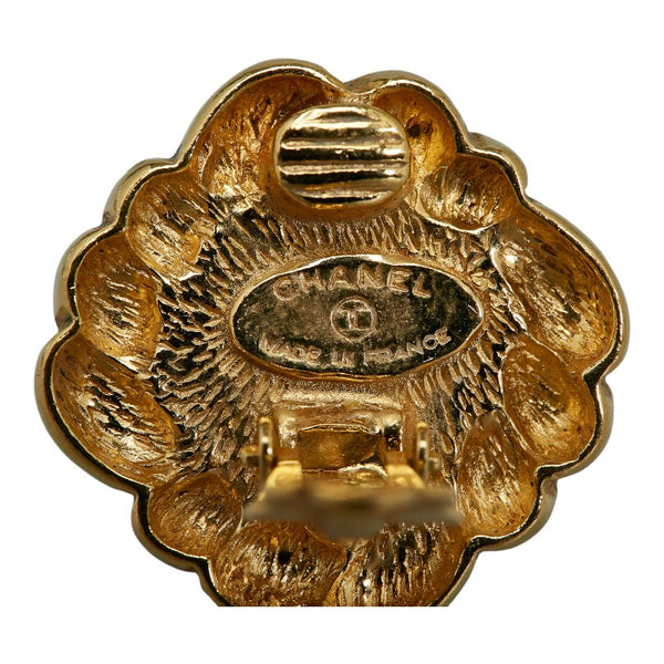 シャネル フェイクパール イヤリング ゴールド メッキ レディース CHANEL 【中古】