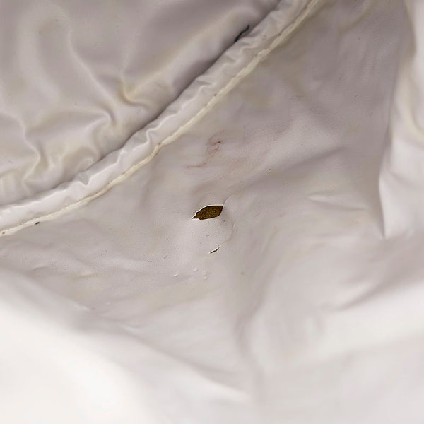 シャネル ノベルティ ショルダーバッグ ブラック ホワイト キャンバス レディース CHANEL 【中古】