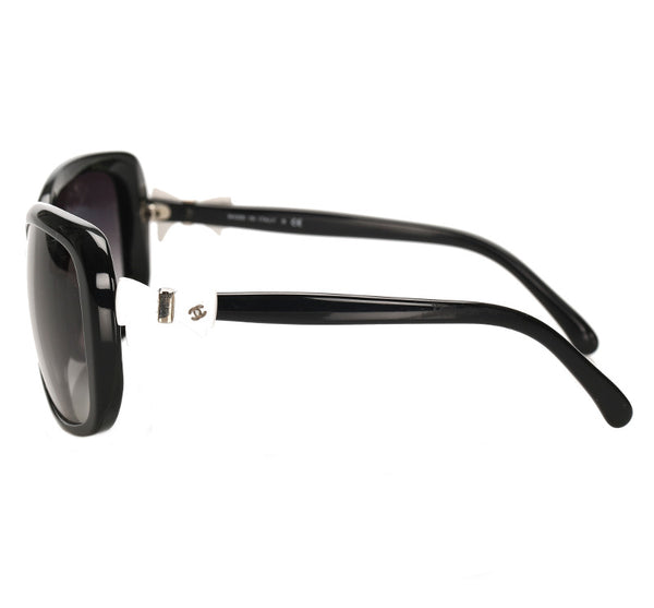 シャネル ブラック プラスチック サングラス  CHANEL 中古