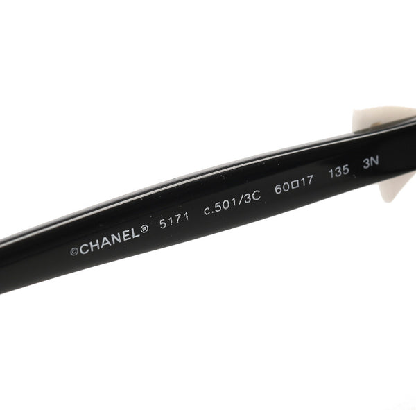 シャネル ブラック プラスチック サングラス  CHANEL 中古