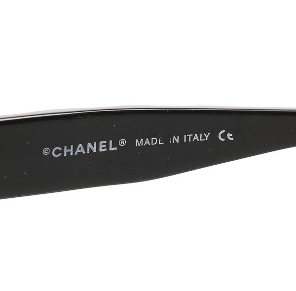 シャネル ブラック ピンク プラスチック サングラス レディース CHANEL 中古