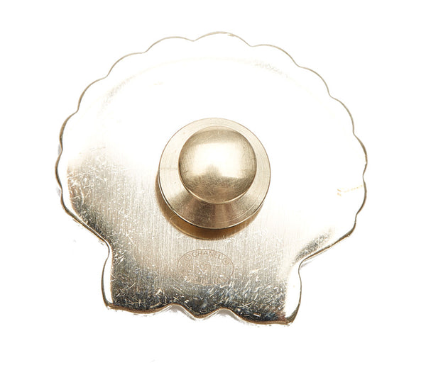 シャネル ピンク メッキ ブローチ レディース CHANEL 中古