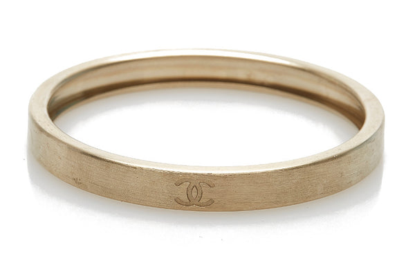 シャネル ブラック ホワイト プラスチック メッキ ブレスレット レディース CHANEL 中古