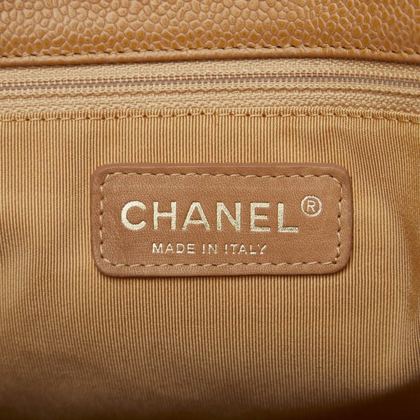 シャネル マトラッセ ココマーク PST トート チェーンショルダーバッグ ベージュ レザー レディース CHANEL 【中古】