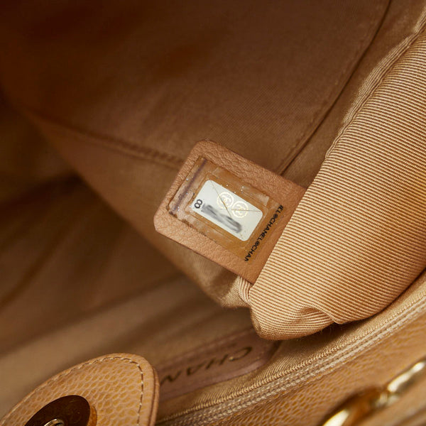 シャネル マトラッセ ココマーク PST トート チェーンショルダーバッグ ベージュ レザー レディース CHANEL 【中古】