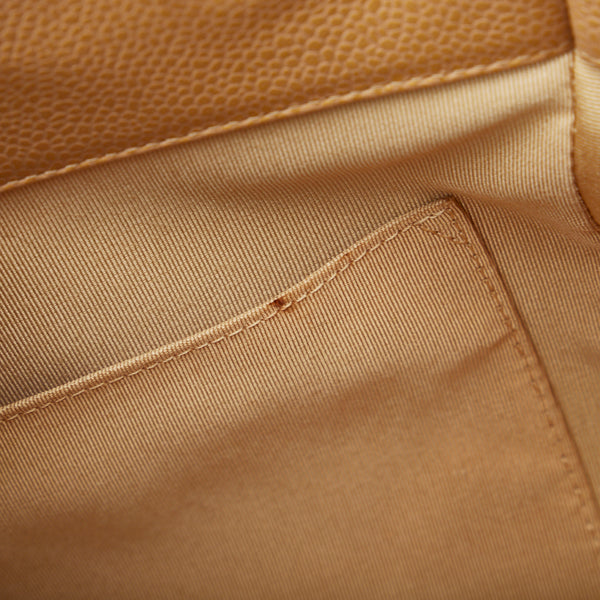 シャネル マトラッセ ココマーク PST トート チェーンショルダーバッグ ベージュ レザー レディース CHANEL 【中古】