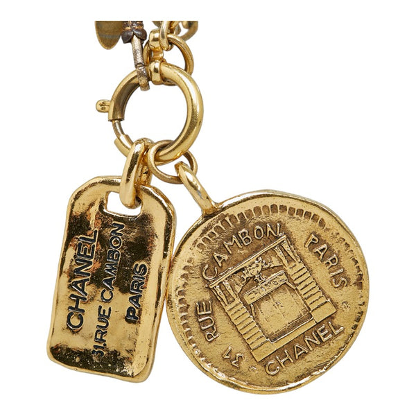 シャネル ネックレス ゴールド メッキ レディース CHANEL 【中古】