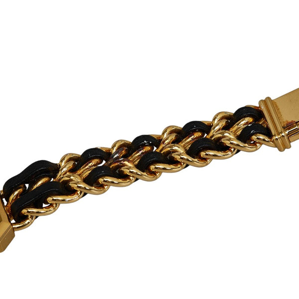 シャネル プルミエール 腕時計 #M H0001 クオーツ ブラック文字盤 メッキ レディース CHANEL 【中古】