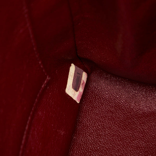 シャネル マトラッセ ココマーク ゴールド金具 チェーン ショルダーバッグ トートバッグ ブラック ラムスキン レディース CHANEL 【中古】