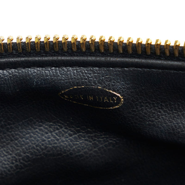 シャネル ビコローレ 横型 バニティバッグ ハンドバッグ ブラック ラムスキン レディース CHANEL 【中古】