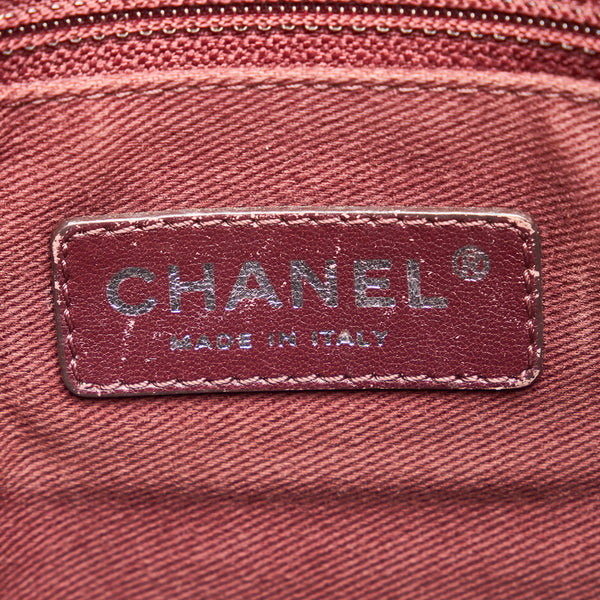 シャネル マトラッセ  ココチャーム チェーン ショルダーバッグ トートバッグ ブラウン キャビアスキン レディース CHANEL 【中古】