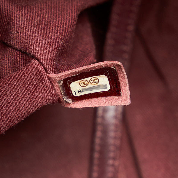 シャネル マトラッセ  ココチャーム チェーン ショルダーバッグ トートバッグ ブラウン キャビアスキン レディース CHANEL 【中古】