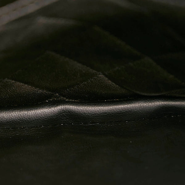 シャネル マトラッセ ココマーク  ブラック ラムスキン チェーン リュック バックパック レディース CHANEL 【中古】