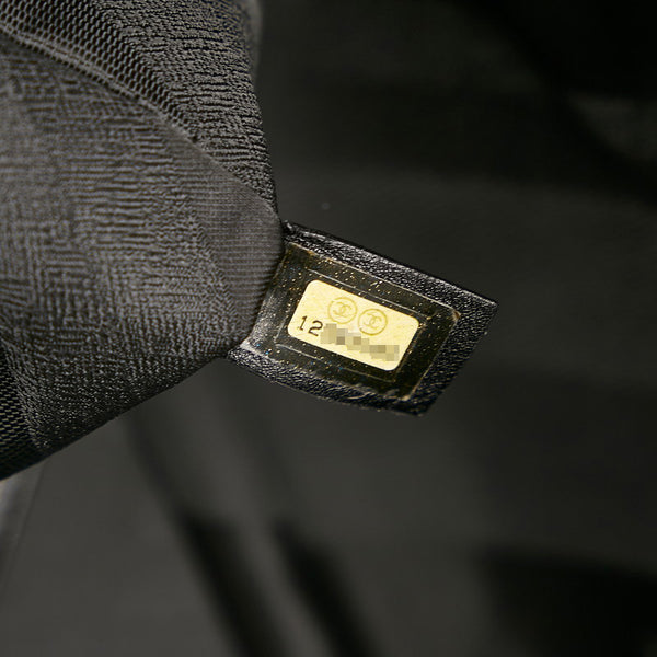 シャネル ポートベロー チェーン ショルダーバッグ トートバッグ 2WAY ブラック レザー ツイード レディース CHANEL 【中古】