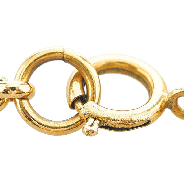 シャネル ハート ココマーク ネックレス 95P ゴールド メッキ レディース CHANEL 【中古】