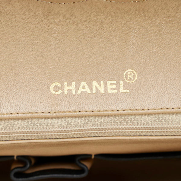 シャネル マトラッセ ココマーク ゴールド金具 チェーンショルダーバッグ ベージュ ラムスキン レディース CHANEL 【中古】