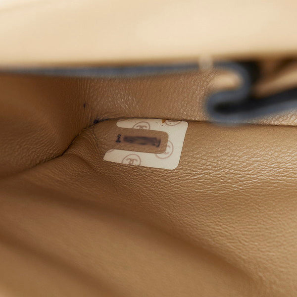 シャネル マトラッセ ココマーク ゴールド金具 チェーンショルダーバッグ ベージュ ラムスキン レディース CHANEL 【中古】