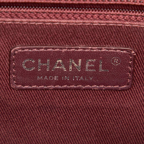 シャネル マイクロココ ココマーク フリンジ ブラック レザー チェーン ショルダーバッグ レディース CHANEL 中古