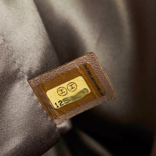 シャネル マトラッセ  ベージュ レザー チェーンショルダーバッグ レディース CHANEL 【中古】