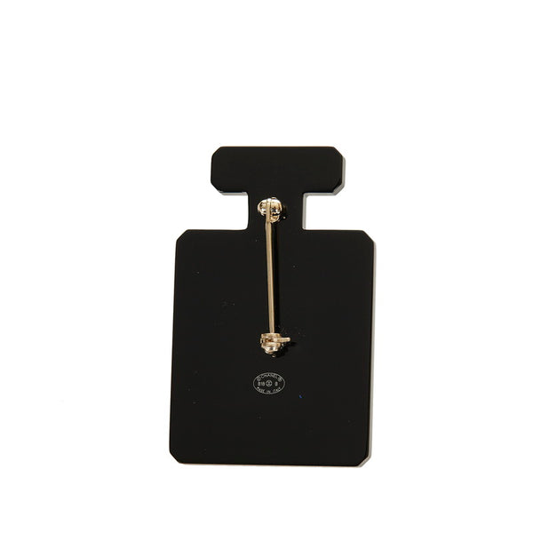 シャネル ブラック プラスチック ブローチ レディース CHANEL 【中古】