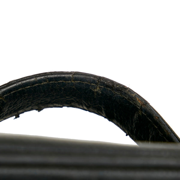 シャネル ブラック キャビアスキン バニティバッグ レディース CHANEL 【中古】