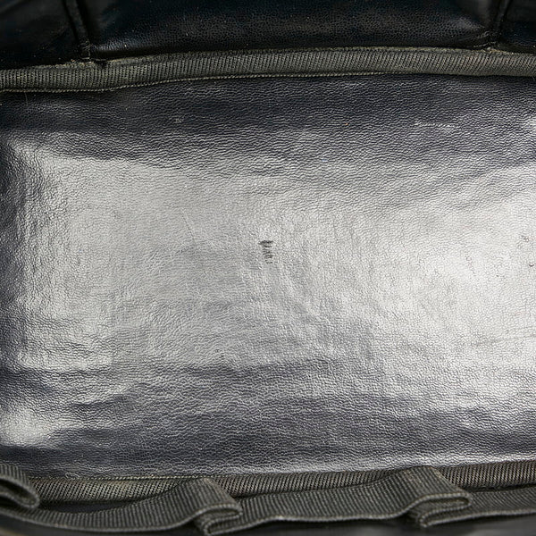 シャネル ブラック キャビアスキン バニティバッグ レディース CHANEL 【中古】