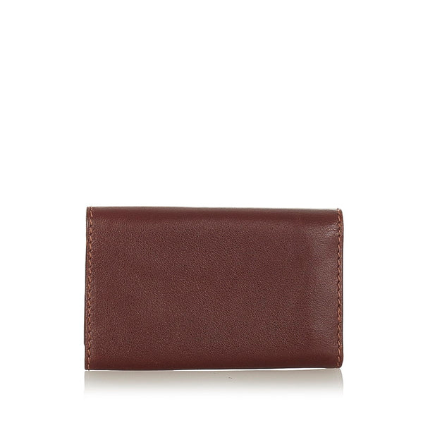 シャネル ブラウン レザー キーケース レディース CHANEL 【中古】