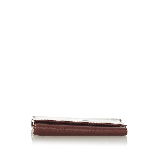 シャネル ブラウン レザー キーケース レディース CHANEL 【中古】