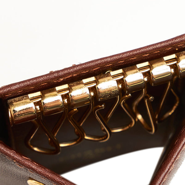 シャネル ブラウン レザー キーケース レディース CHANEL 【中古】