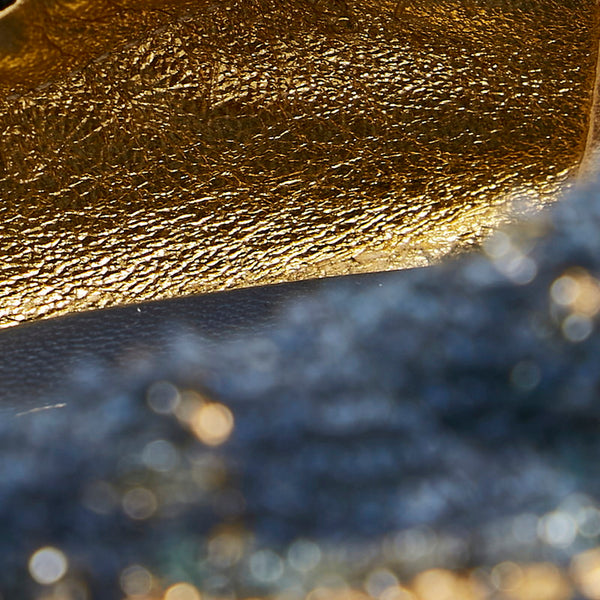 シャネル ブルー パイル パンプス レディース CHANEL 【中古】