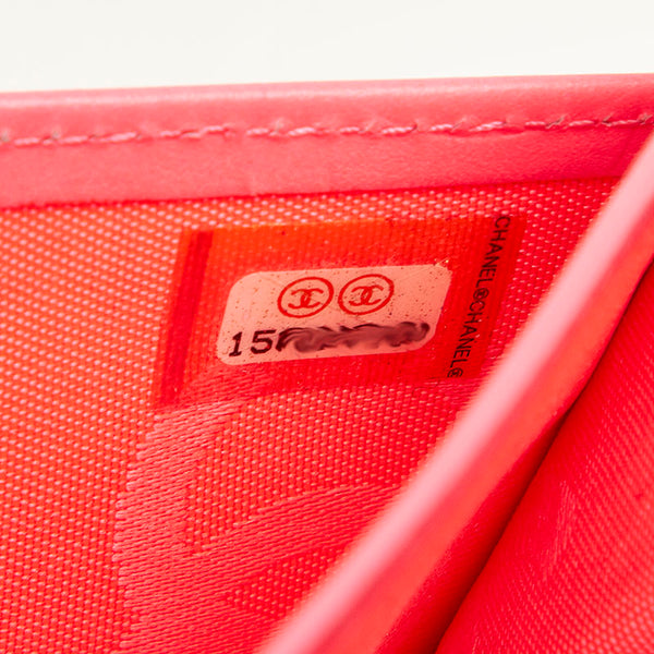 シャネル マトラッセ カンボンライン ブラック レザー 長財布 レディース CHANEL 中古