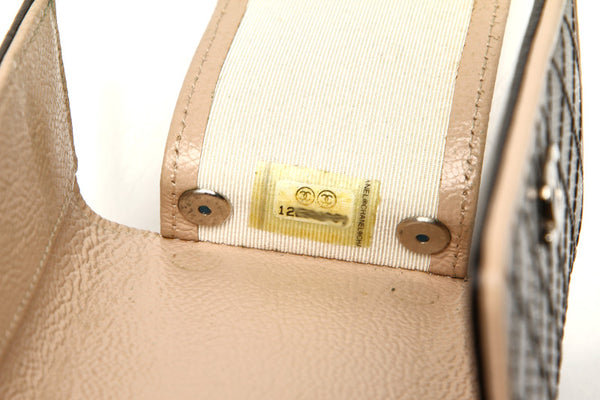 シャネル ビコローレ ブラック レザー キーケース レディース CHANEL 中古