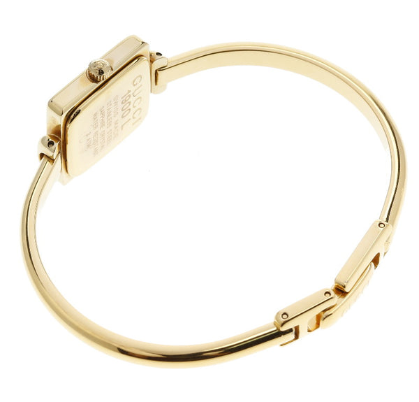 グッチ 1900L ゴールド ステンレススチール 腕時計 レディース GUCCI クオーツ ゴールド文字盤 中古