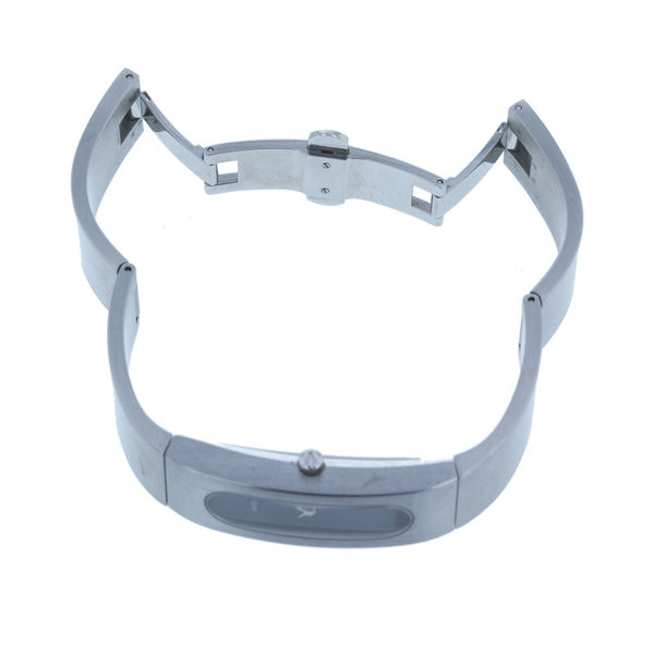 グッチ 2400 S シルバー ステンレススチール 腕時計 レディース GUCCI クオーツ ブラック文字盤 中古