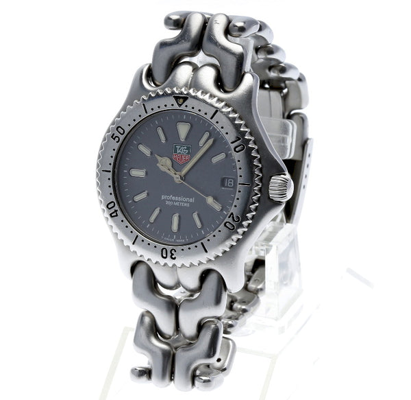 タグホイヤー プロフェッショナル 200m S99 706 シルバー ステンレススチール 腕時計 メンズ TAG HEUER クオーツ グレー文字盤 中古