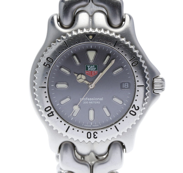 タグホイヤー プロフェッショナル 200m S99 706 シルバー ステンレススチール 腕時計 メンズ TAG HEUER クオーツ グレー文字盤 中古