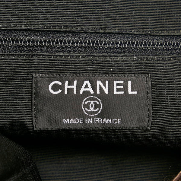 シャネル ハンドバッグ ブラウン ラビットファー スウェード レディース CHANEL 【中古】
